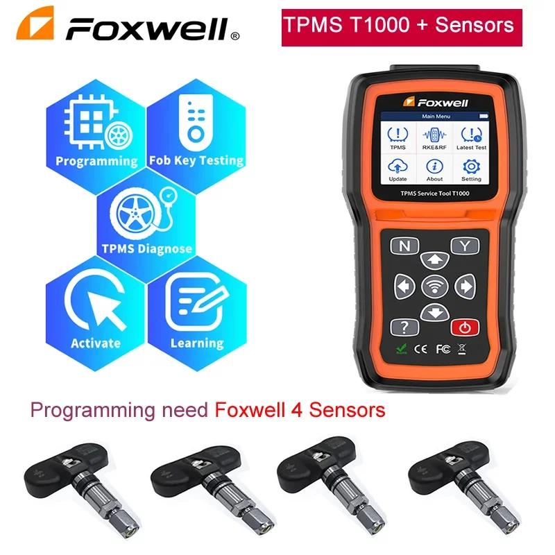 Foxwell T1000 TPMS , TPMS 433MHz  315MHZ  α׷ Ȱȭ, Ÿ̾ з ͸ ý, ڵ ׽ 